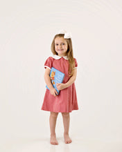 Load image into Gallery viewer, Little Girls Red Plaid Dress - Milla Kaye A-Line Dress in Red Plaid Pastel Classic