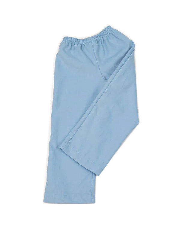Unisex Corduroy Pant in Light Blue - Peyton Long Corduroy Pant in Star Light Blue for Boys or Girls