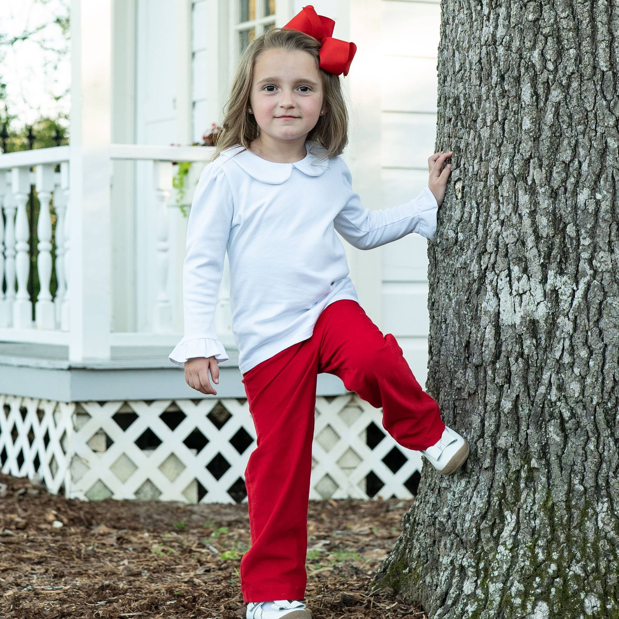 Toddlers Long Corduroy Pant in Red - Peyton Long Corduroy Pant in Fire –  Angels & Company Clothing