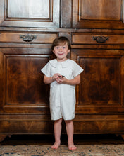 Load image into Gallery viewer, Heirloom Boys Jon Jon Set in Blue or White w/White Shirt