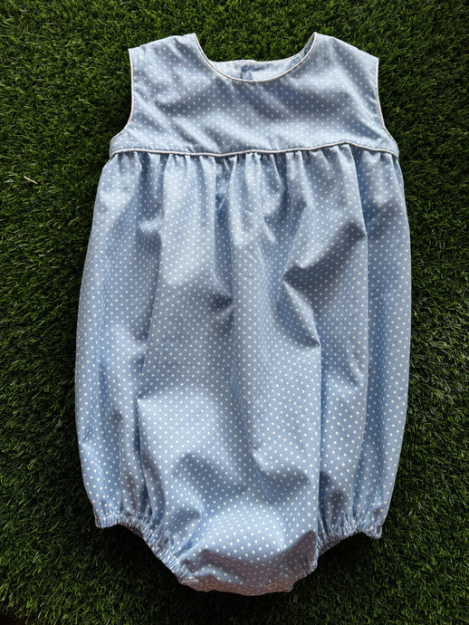 Brooklyn Blue with White Dot Bubble