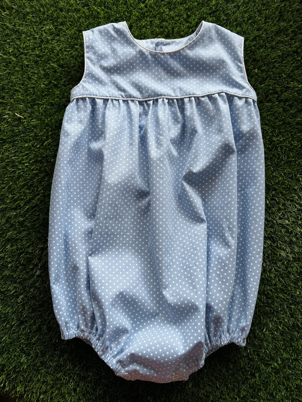 Brooklyn Blue with White Dot Bubble