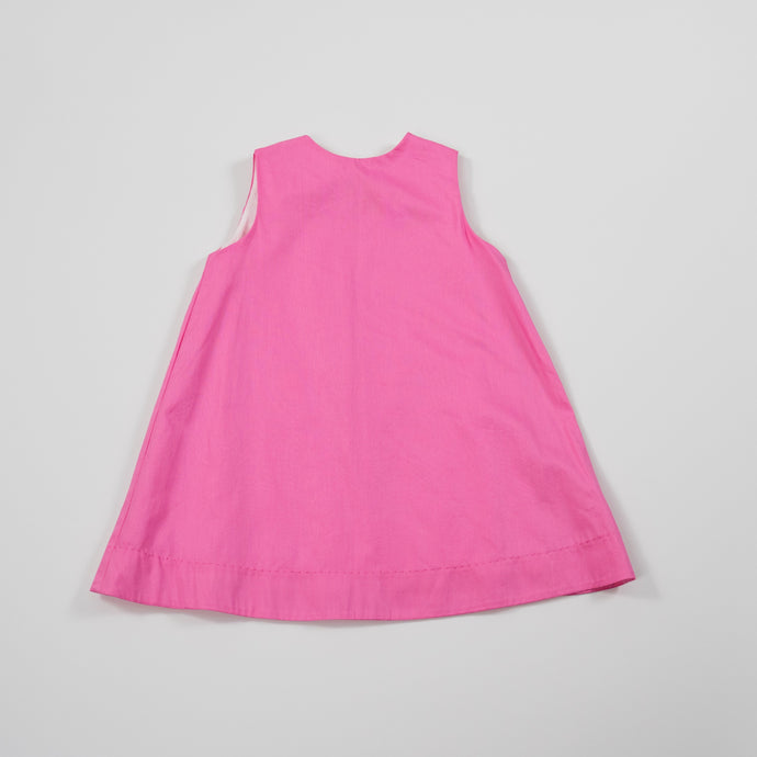 Little Girls Strawberry A-line sleeveless dress/Mary Kate Strawberry A-line Sleeveless Dress