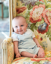 Load image into Gallery viewer, Heirloom Boys Jon Jon Set in Blue or White w/White Shirt