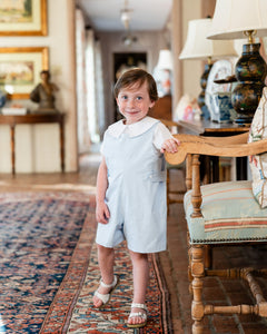 Heirloom Boys Jon Jon Set in Blue or White w/White Shirt