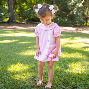 Louise Swing Top Set with Shorts in Pink Gingham