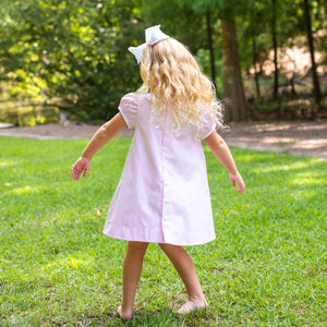 Little Girls Pink A-Line Dress - Milla Kaye A-Line Dress in Pink