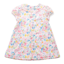 Load image into Gallery viewer, Mary Ryan Apron Dress in Blossom Floral with White Insert