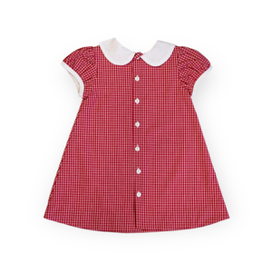 Milla Kaye A-Line Dress in Red Plaid Pastel Classic
