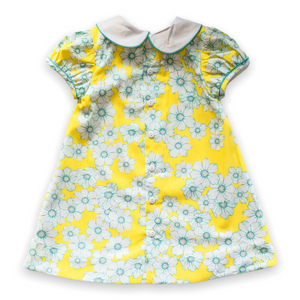 Milla Kaye A-Line Dress in Yellow Primrose Floral