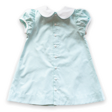 Load image into Gallery viewer, Little Girls Aqua A-Line Dress - Milla Kaye A-Line Dress in Aqua