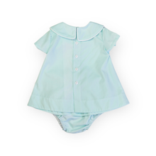 Load image into Gallery viewer, Baby Boys Blue Apron Set in Seafoam - Apron Set in Seafoam with White Insert
