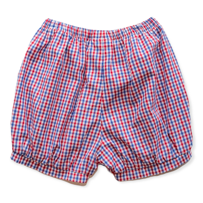 Tucker Banded Shorts in Tri-Check for Boys or Girls