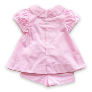 Louise Swing Top Set with Shorts in Pink Gingham