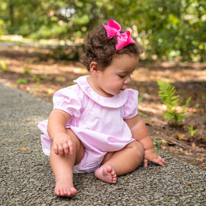 Ann Caroline Bubble in Pink Imperial Broadcloth